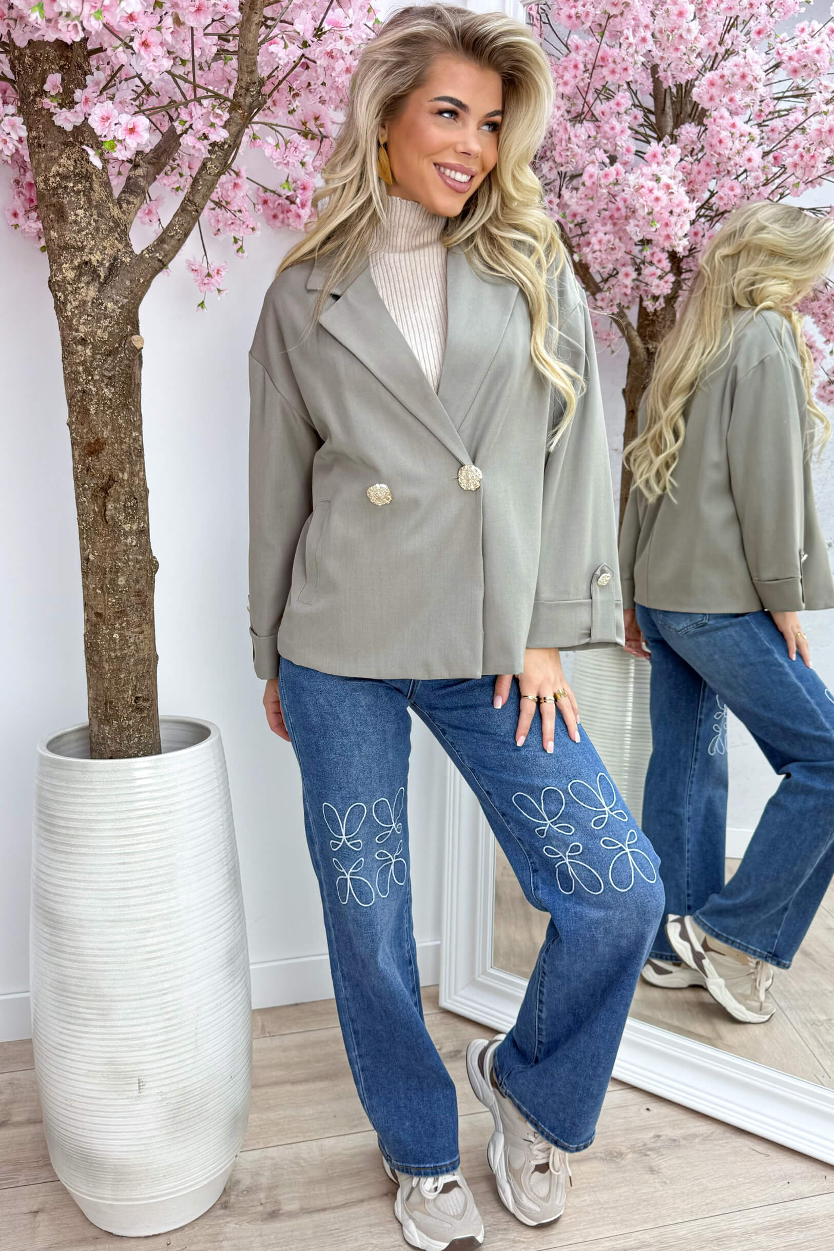 Golden chic blazer - Taupe
