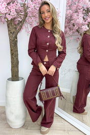Flawless denim co-ord - Bordeaux