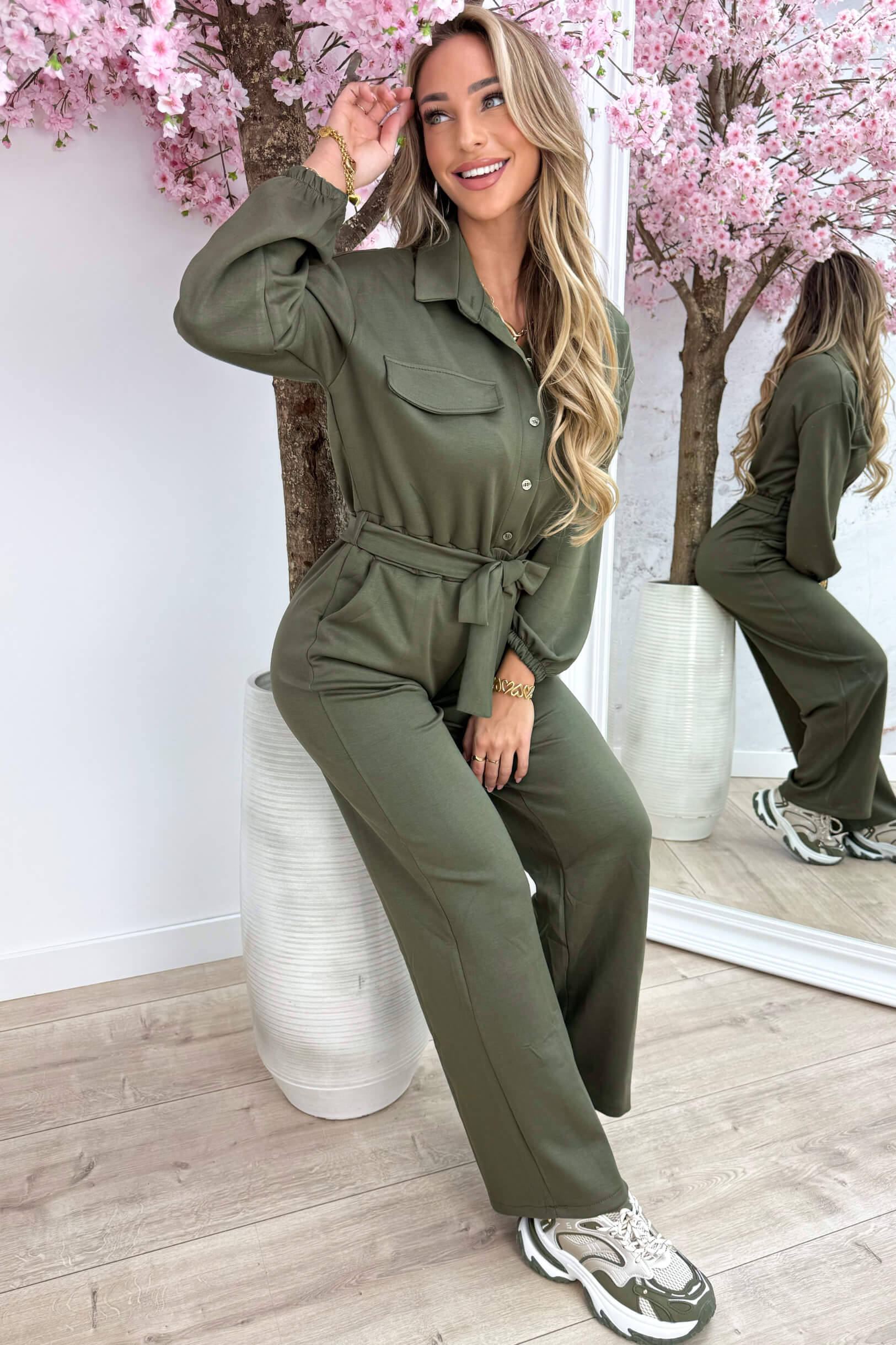 Comfy all day jumpsuit - Army