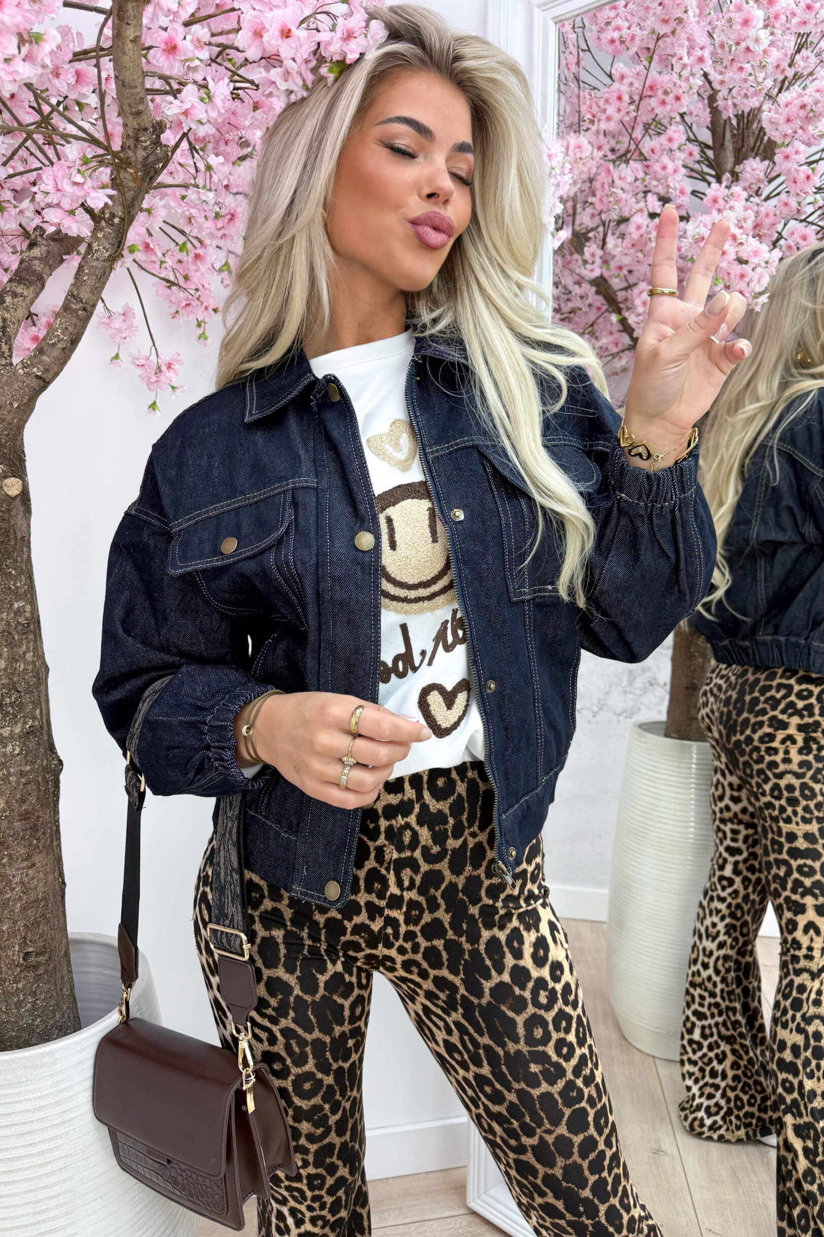 Denim babe jacket - Jeans blue