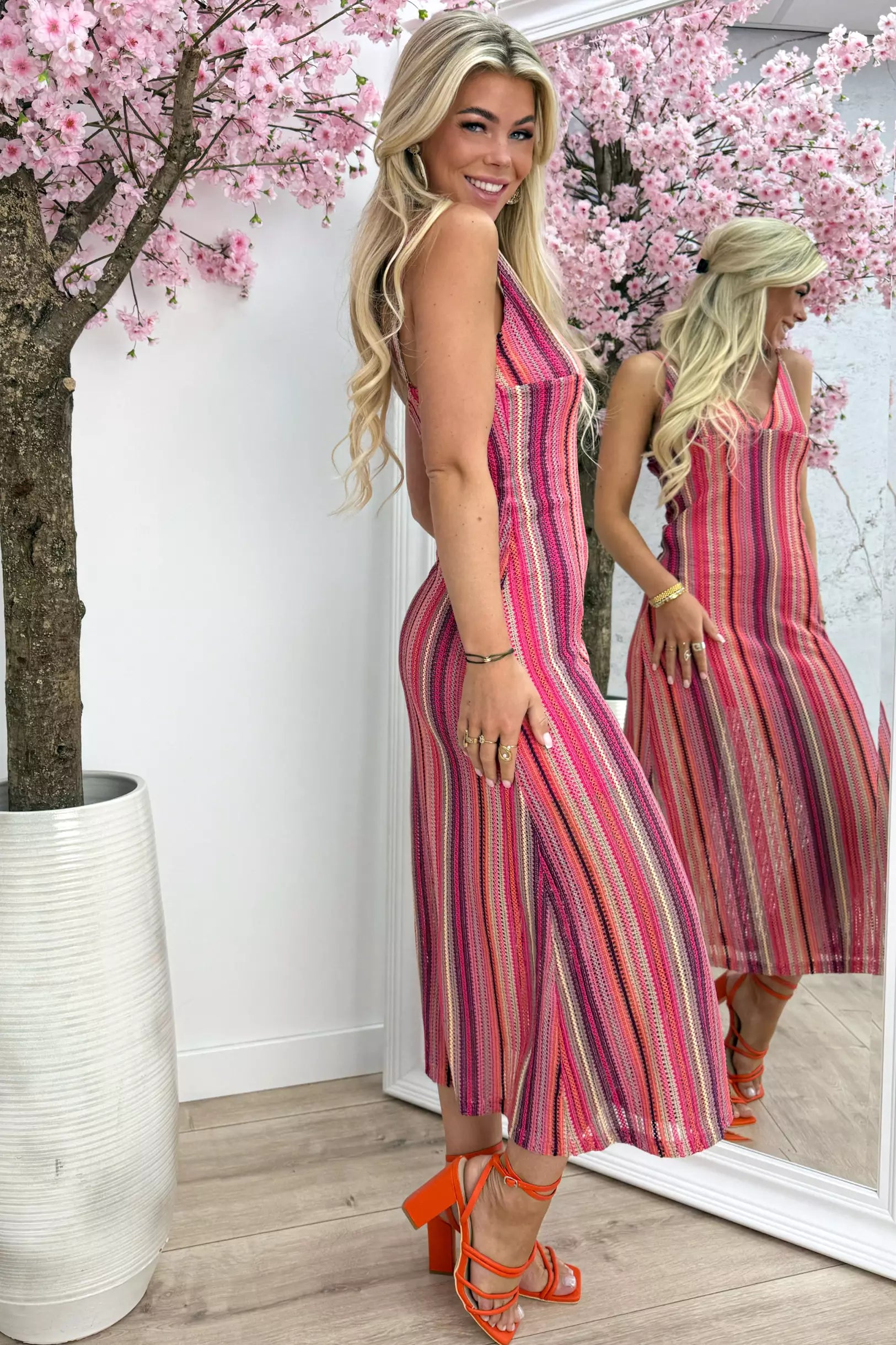 Robe Maxi Rush à sucre - Fuchsia