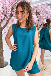 Málaga Cross Back Co -ord - gasolina