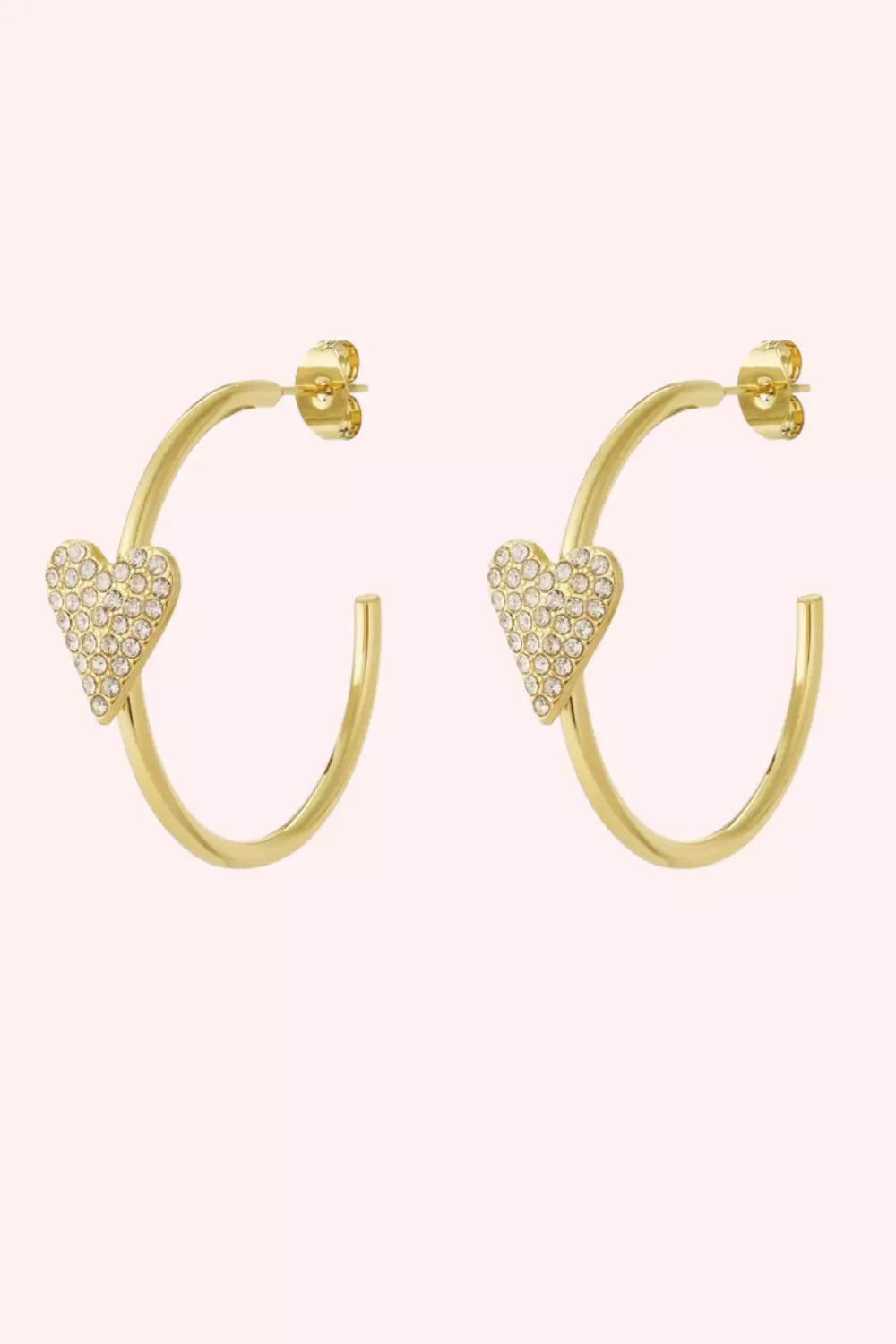 ORECCHINI Cuore in Oro con DIAMANTI