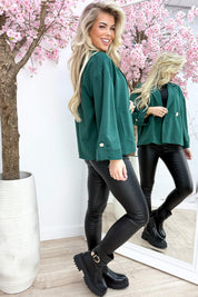 Golden chic blazer - Groen