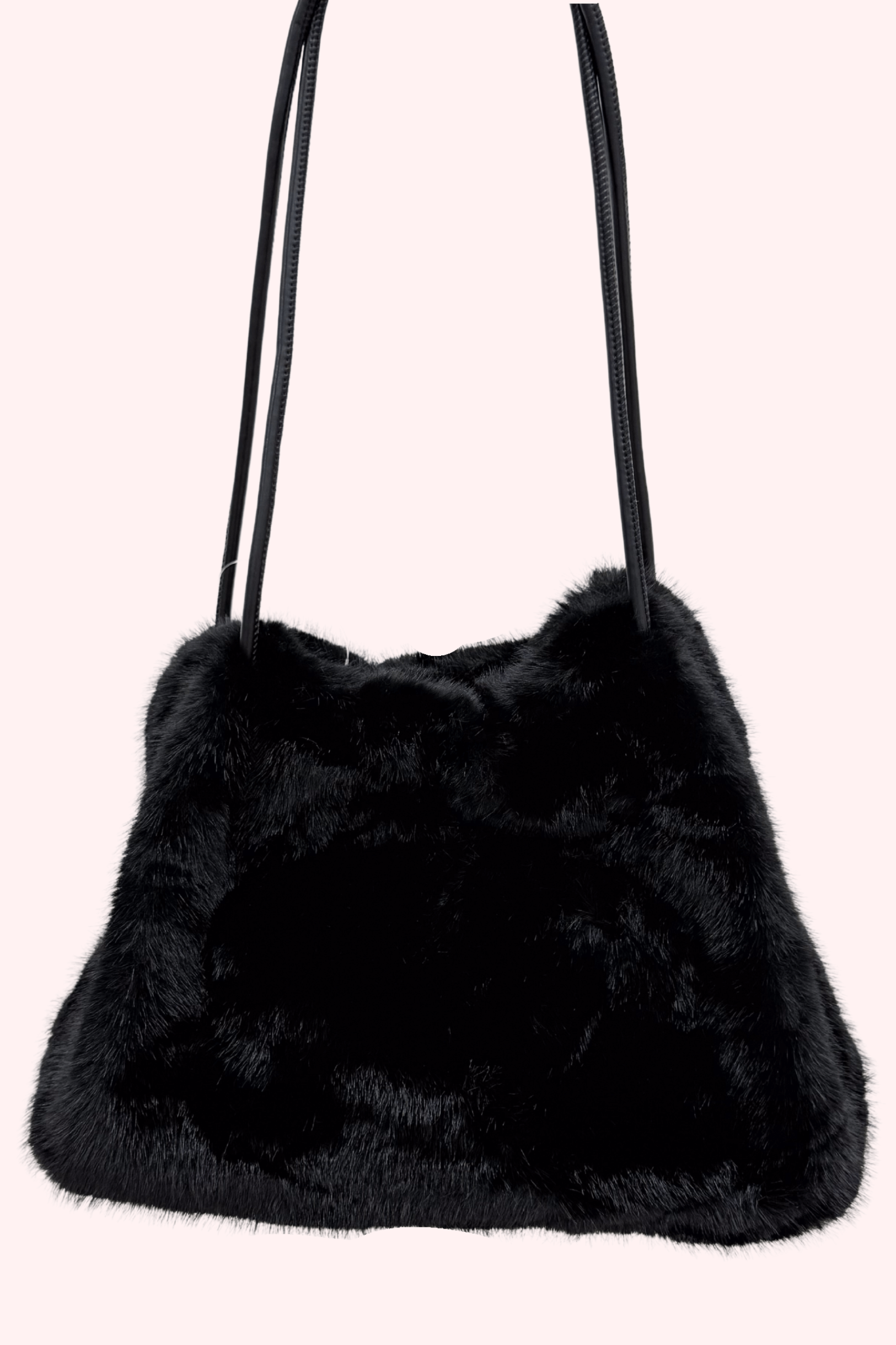 Furry bag - Zwart