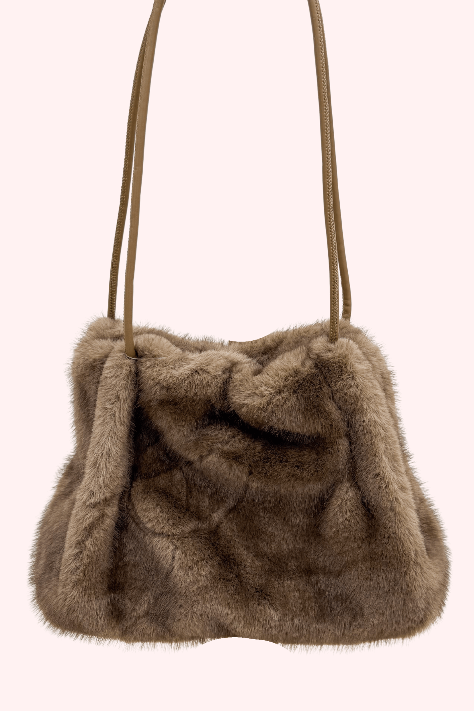 Furry bag - Taupe