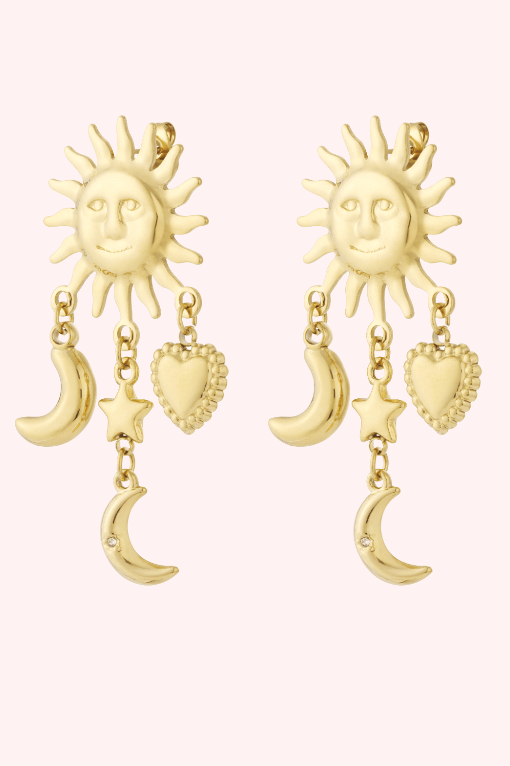 Amor a la luna y la espalda Earbel - oro