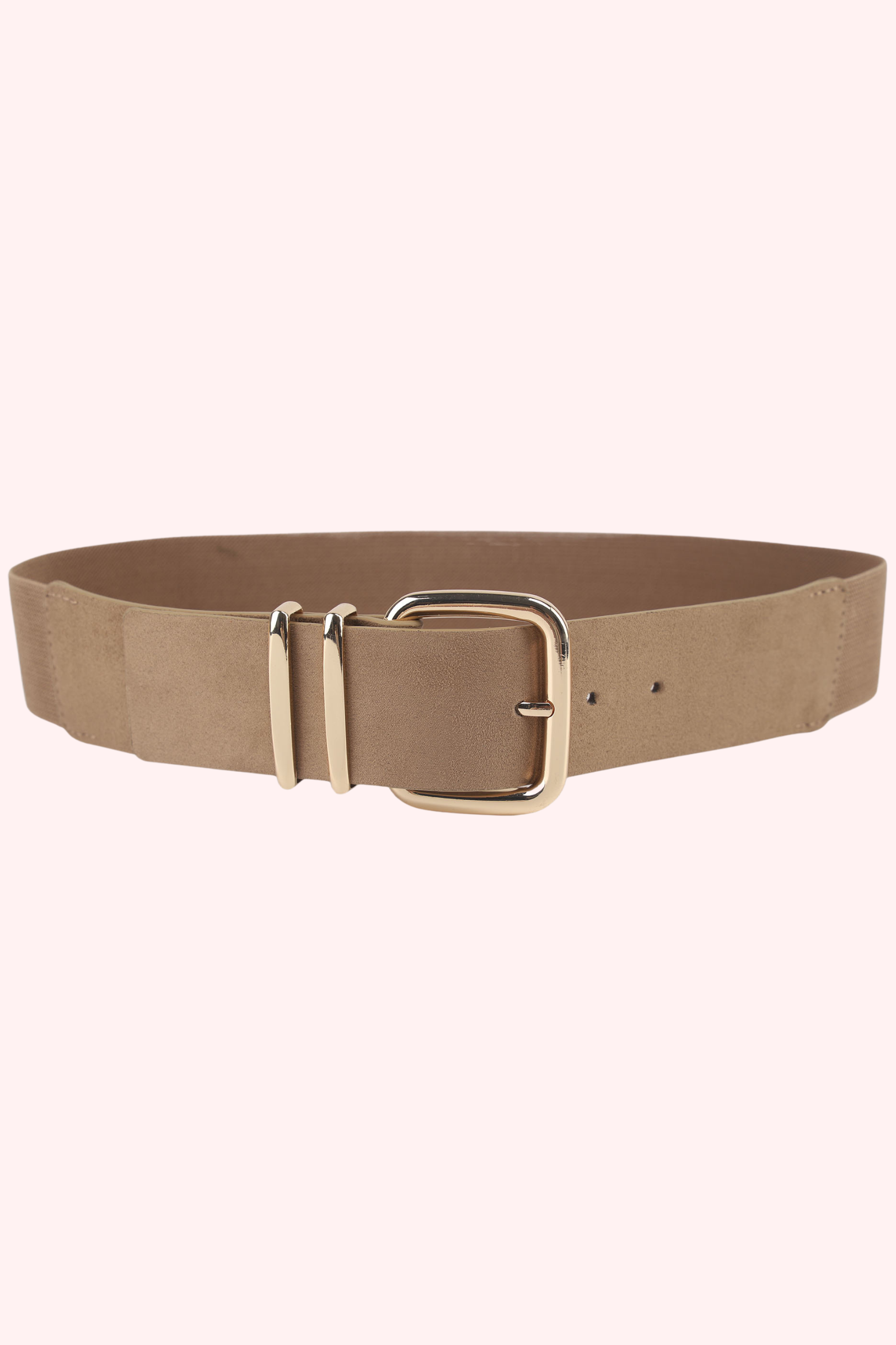 Suede Crush belt - Taupe