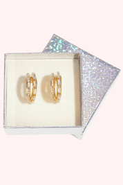 Diamonds everywhere oorbel - Goud