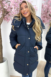 Getting colder winterjas - Navy