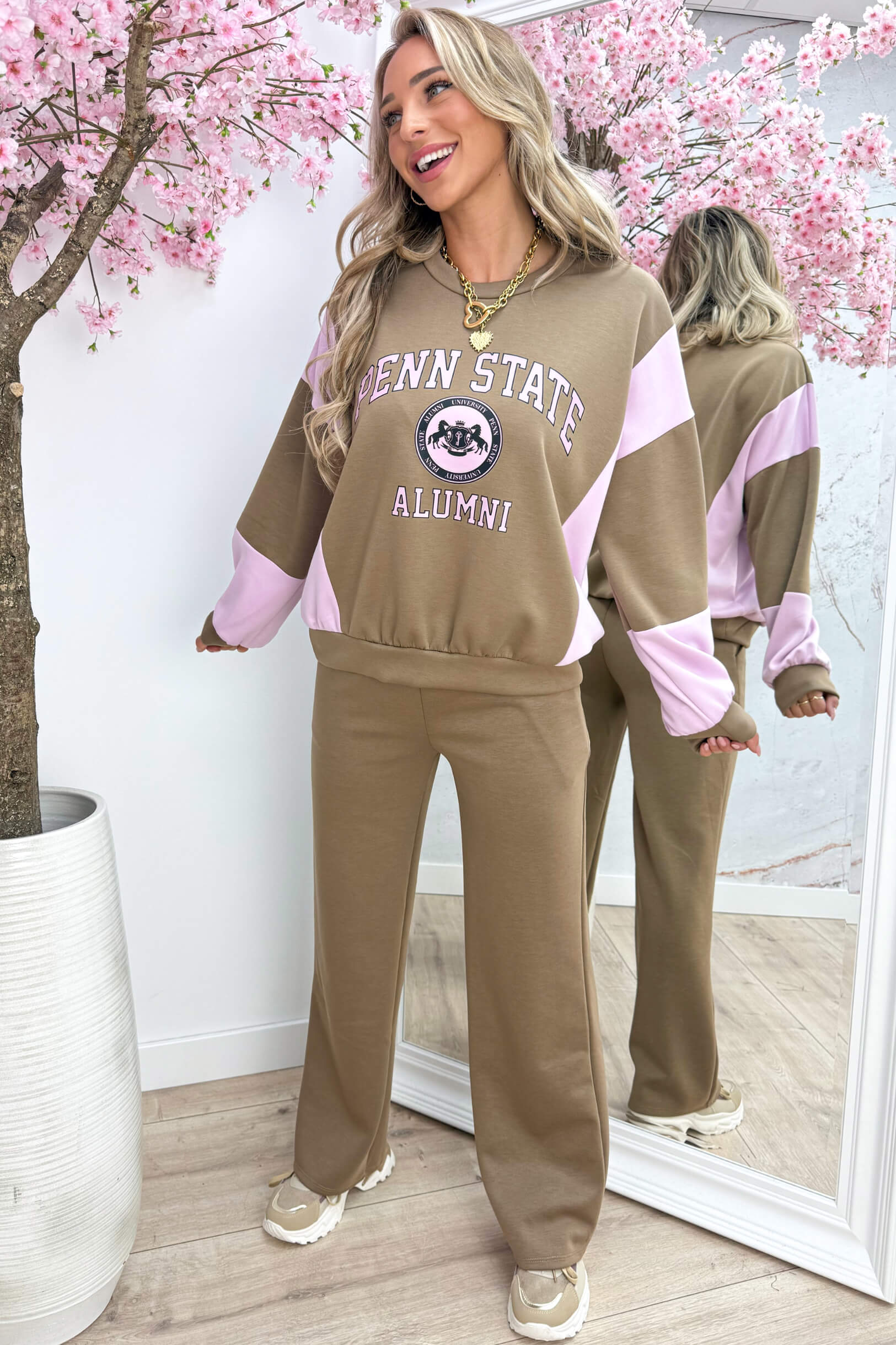 Penn state comfy co-ord - Camel