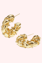 Glittering glam oorbel - Goud