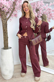 Flawless denim co-ord - Bordeaux
