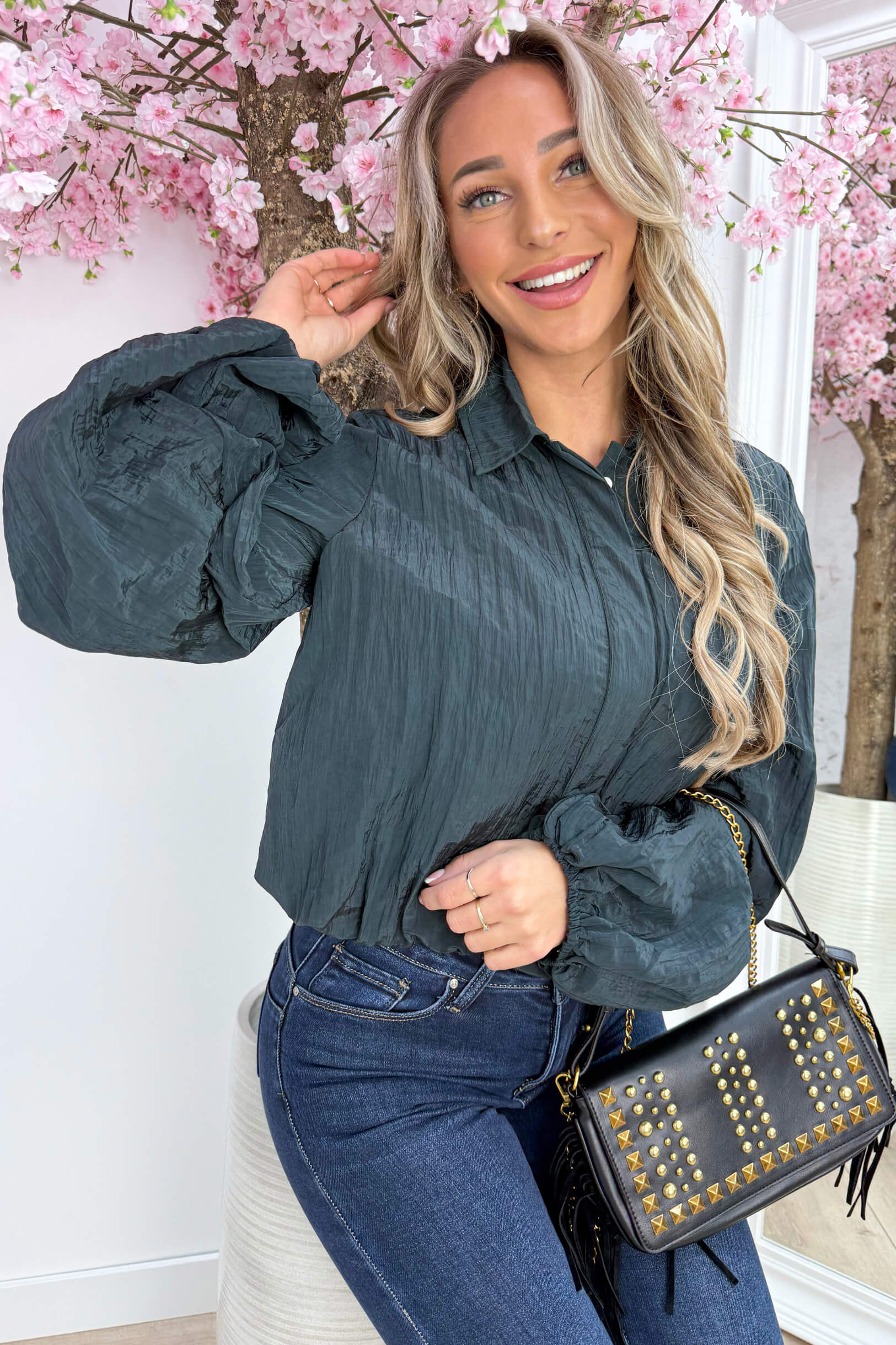 Oh my crepe blouse - Zwart