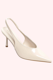 Glossy Heels - Beige