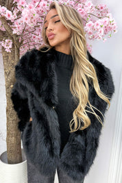 Giacca pelosa 9411 - nero