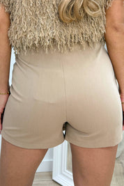 About the details skort - Camel