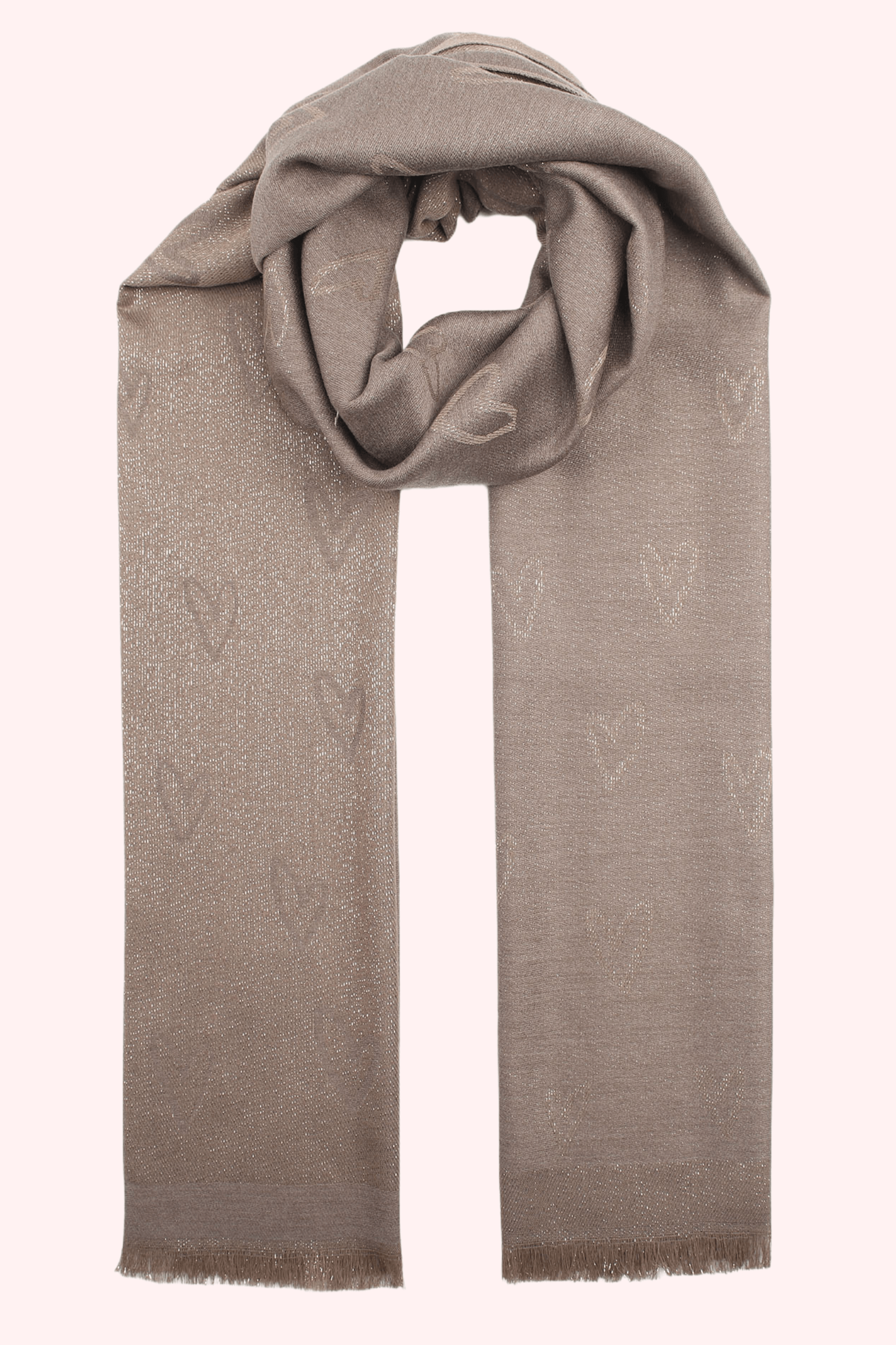 Sparkle season sjaal - Taupe