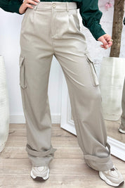 Cargo pantalon pants - Dk. beige