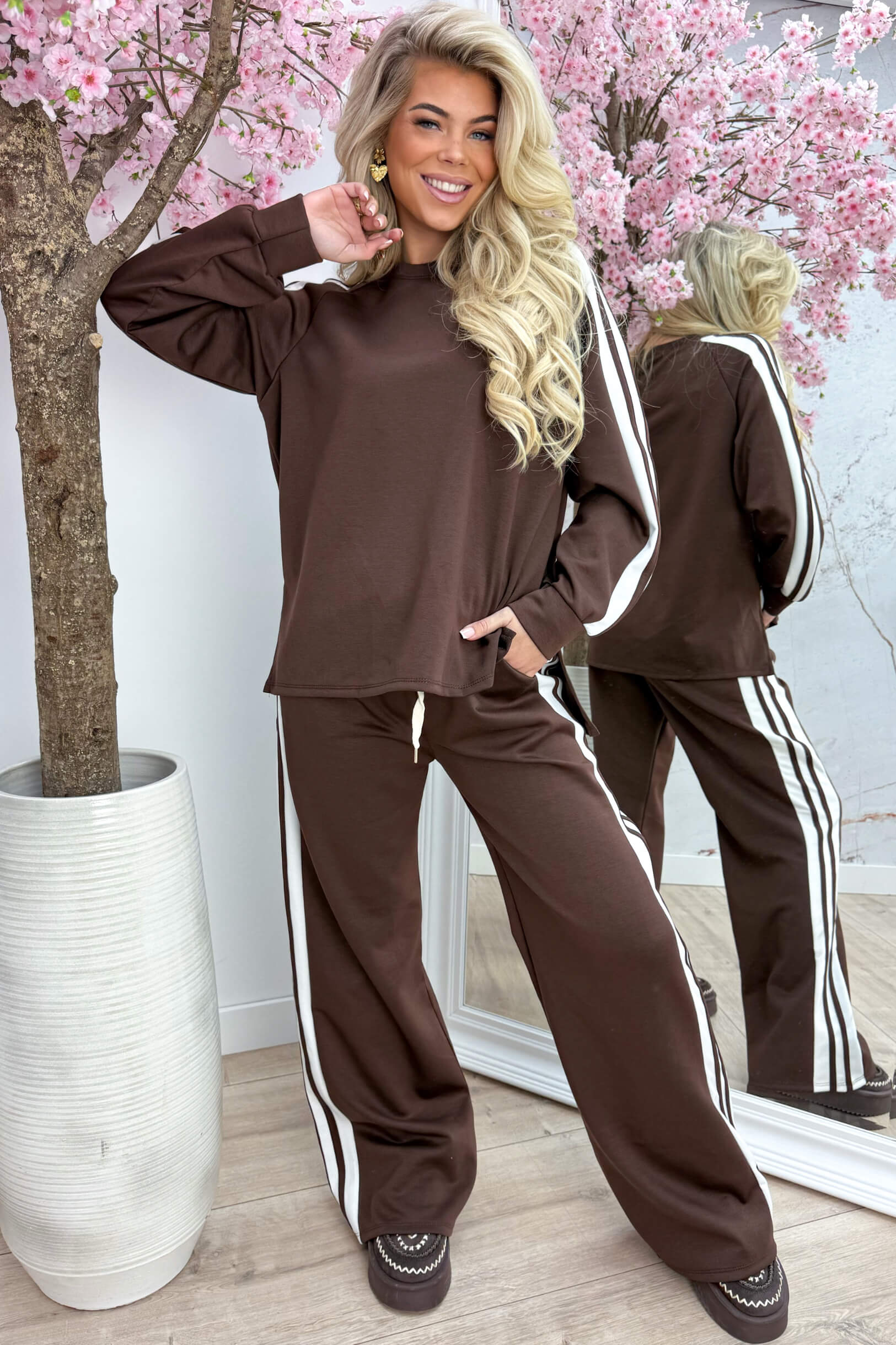 Striped comfy co-ord - Bruin