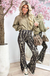 Chic poffie blouse - Lt. taupe