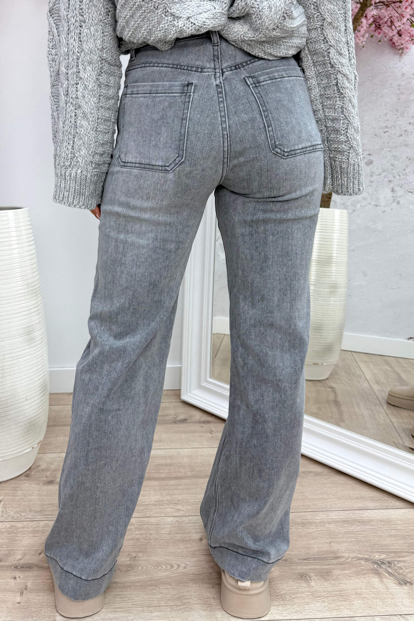 Loevy straight leg jeans MP2251 - Lt. grijs