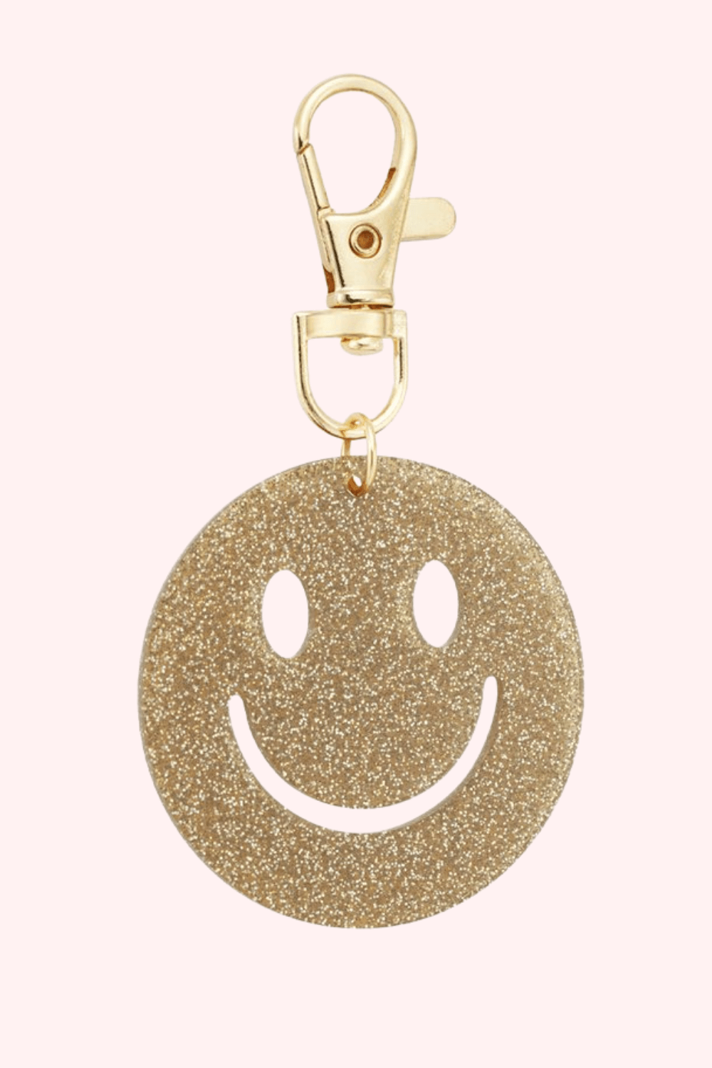 Keep smiling bag charm - Goud