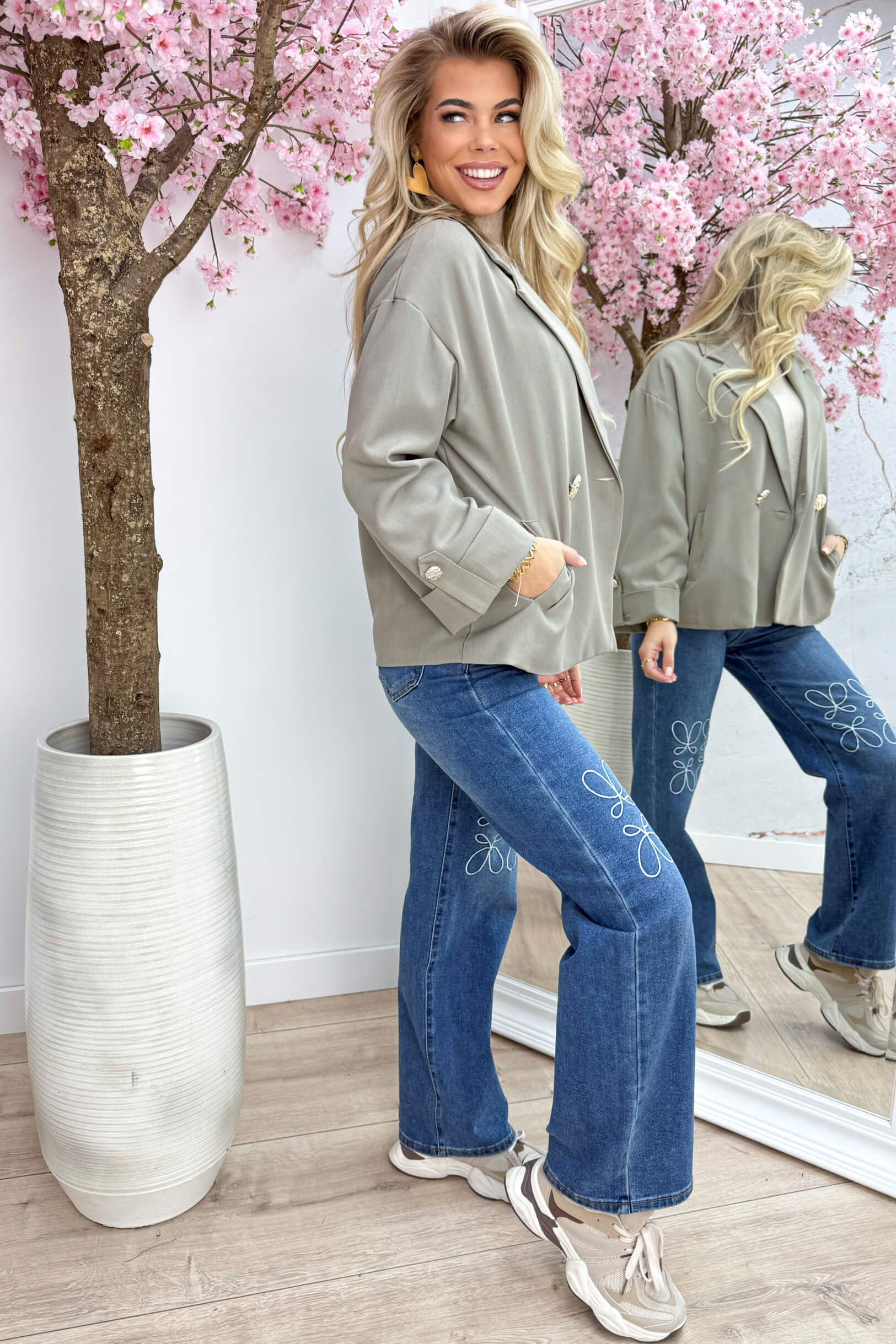 Golden chic blazer - Taupe