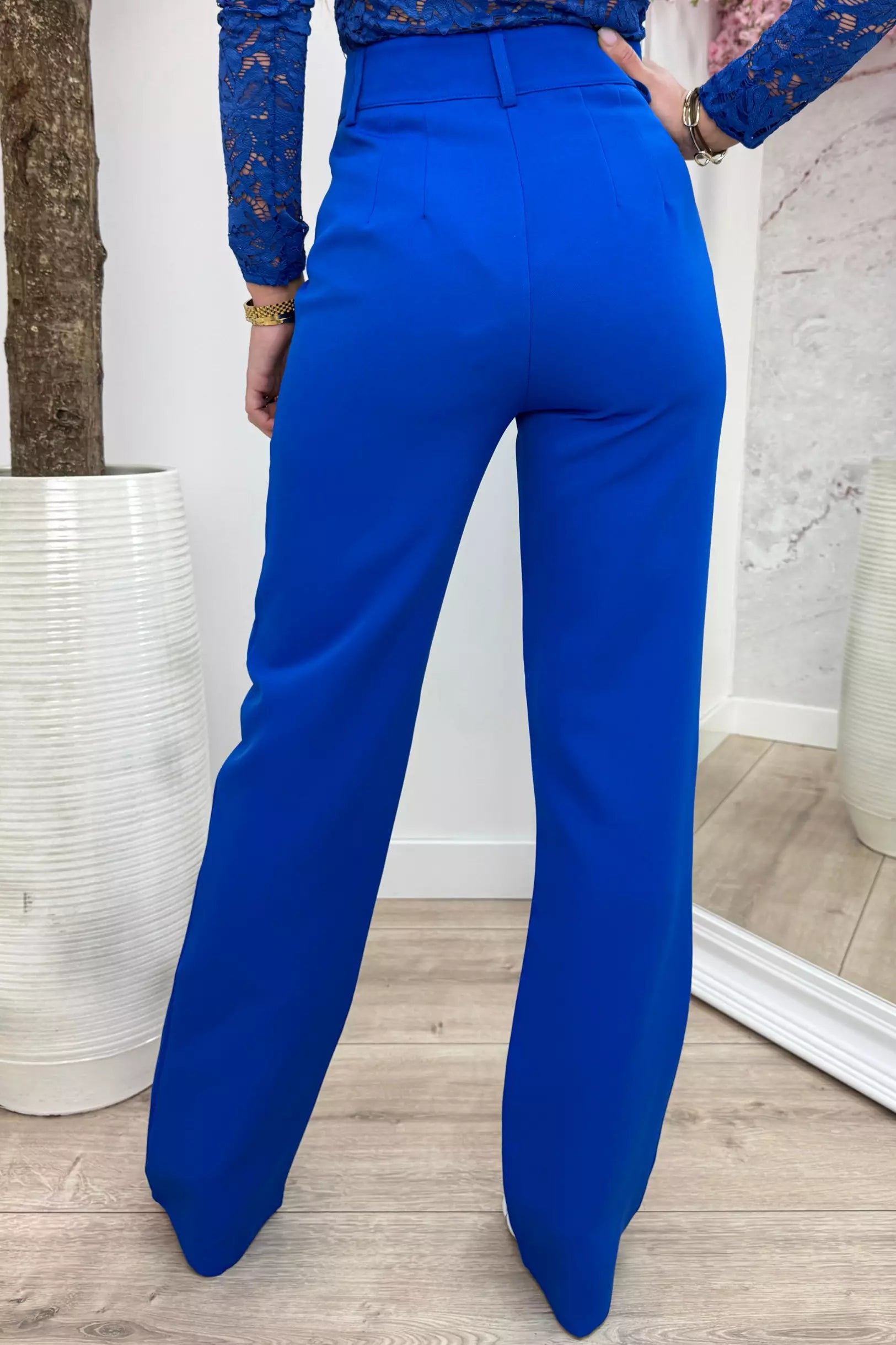 Straight leg pantalon 1.0 - Kobalt