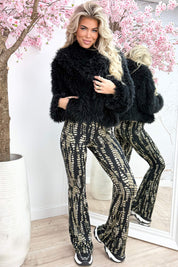 Falling into autumn jacket - Zwart