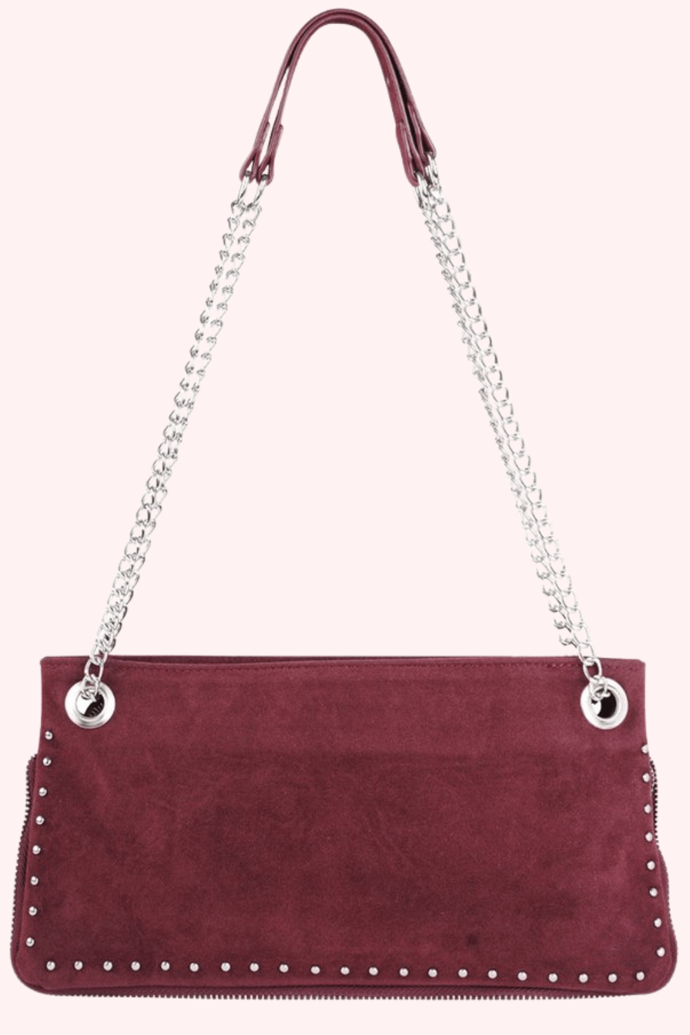 Al these studs bag - Bordeaux