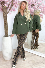 Golden chic blazer - Army