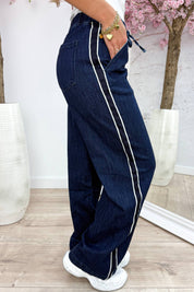Lucky you denim stripe pants - Jeans blue