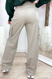 Cargo pantalon pants - Dk. beige