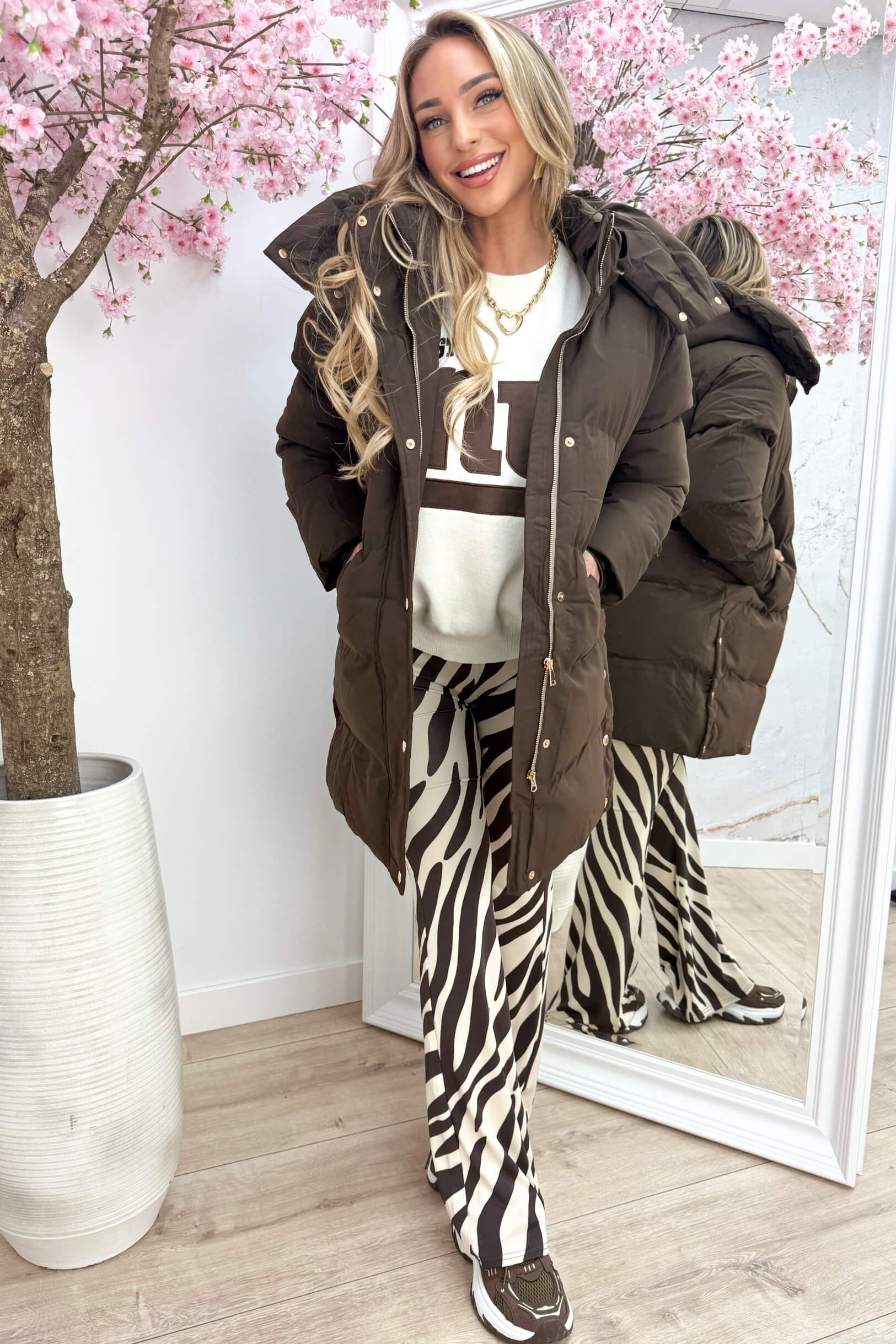 Getting colder winterjas - Bruin