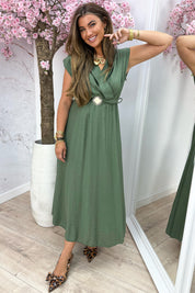 Golden sunrise dress - Army