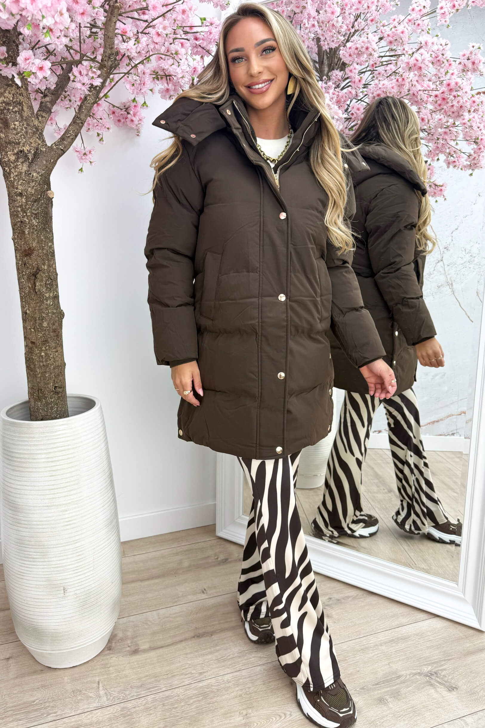 Getting colder winterjas - Bruin