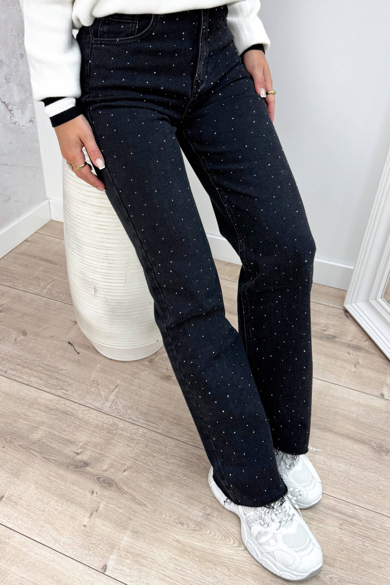 Wide Leg Jeans RD3193-2 / RD3193-1-Black