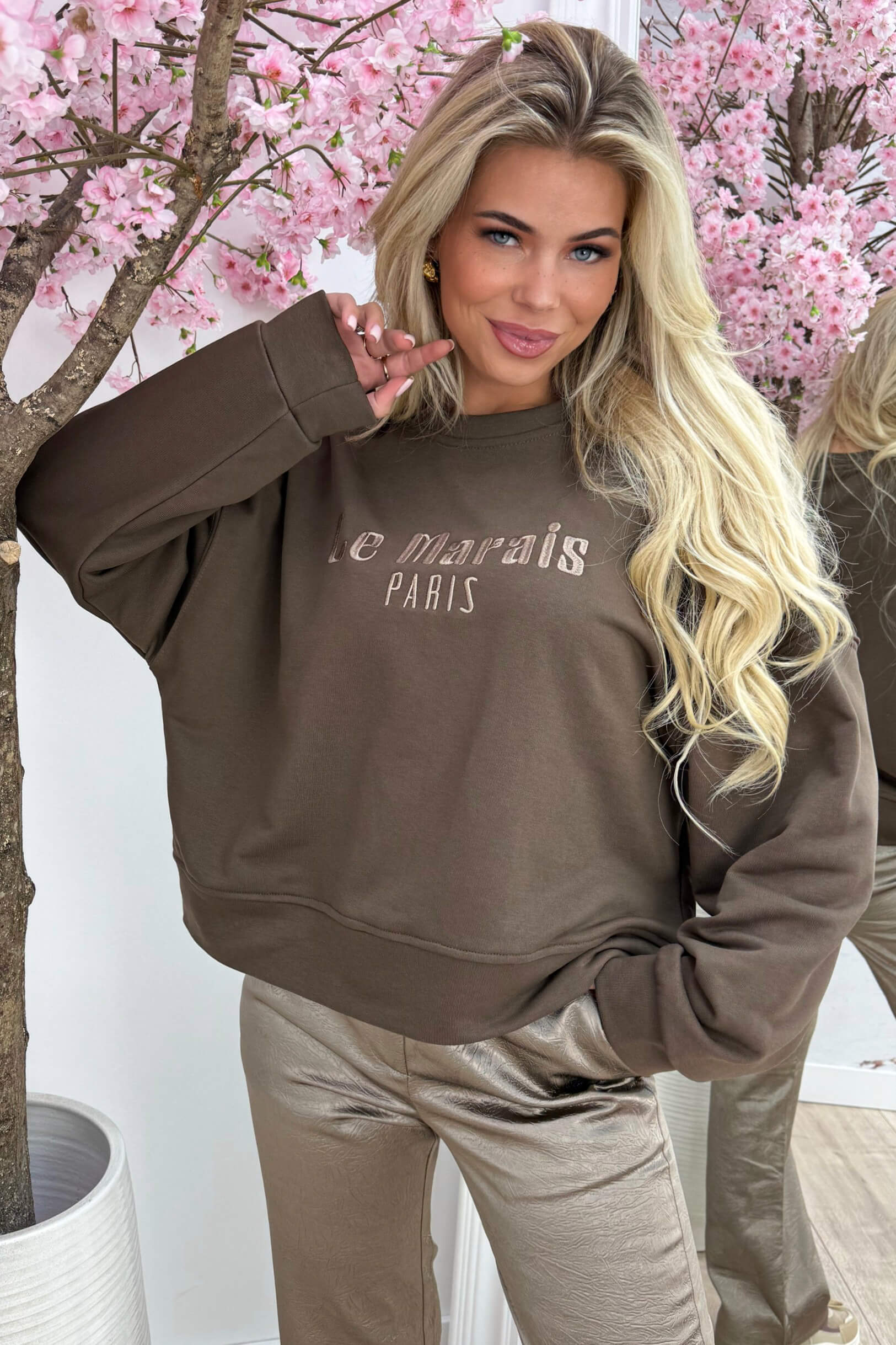 Le marais paris sweater - Bruin