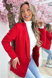 Classy blazer - Rood