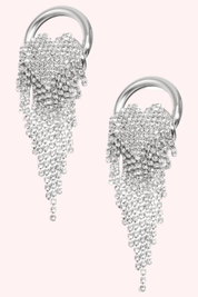 Falling for you oorbel - Zilver