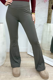 Sporty flair pants - Bruin