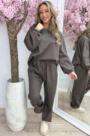 Keep me warm comfy co-ord - Bruin