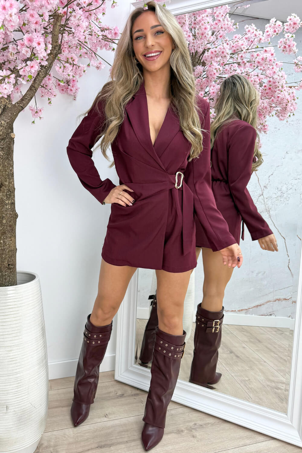 Boss babe jumper - Bordeaux