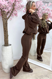 Chill mode comfy co-ord - Bruin