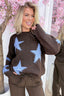 Written in the stars trui - Bruin