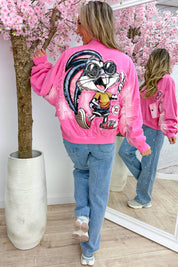 Bunny bomber - Fuchsia