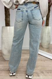 Rebel straight leg jeans - Jeans blue