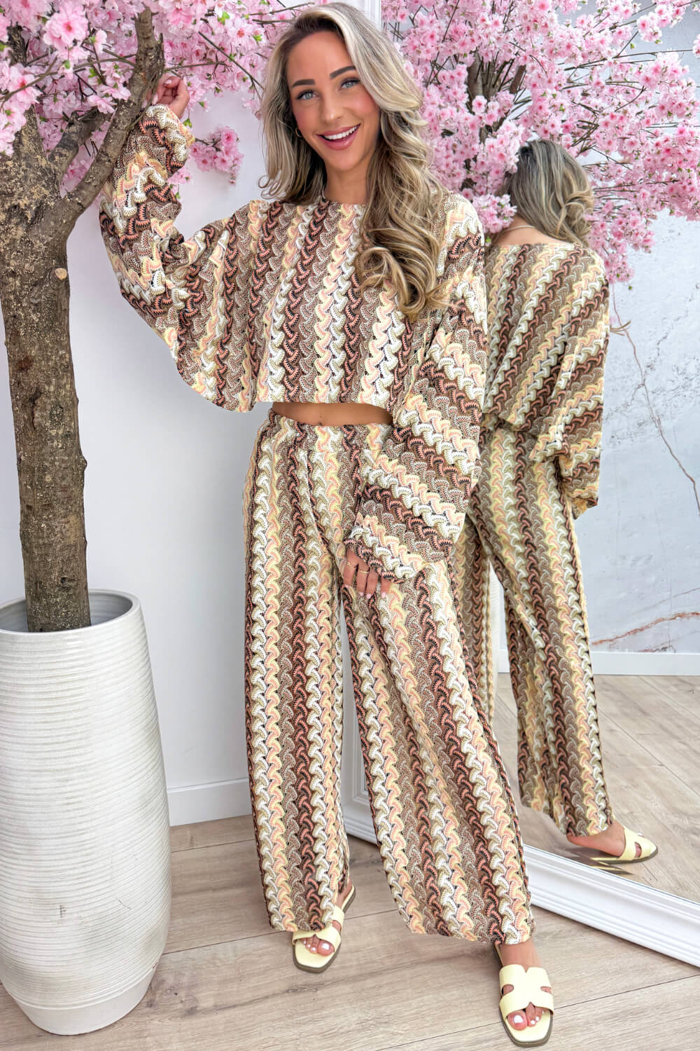 Isla bonita tropic co-ord - Beige