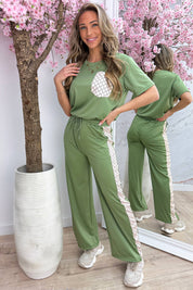 Inspired comfy co-ord - Army